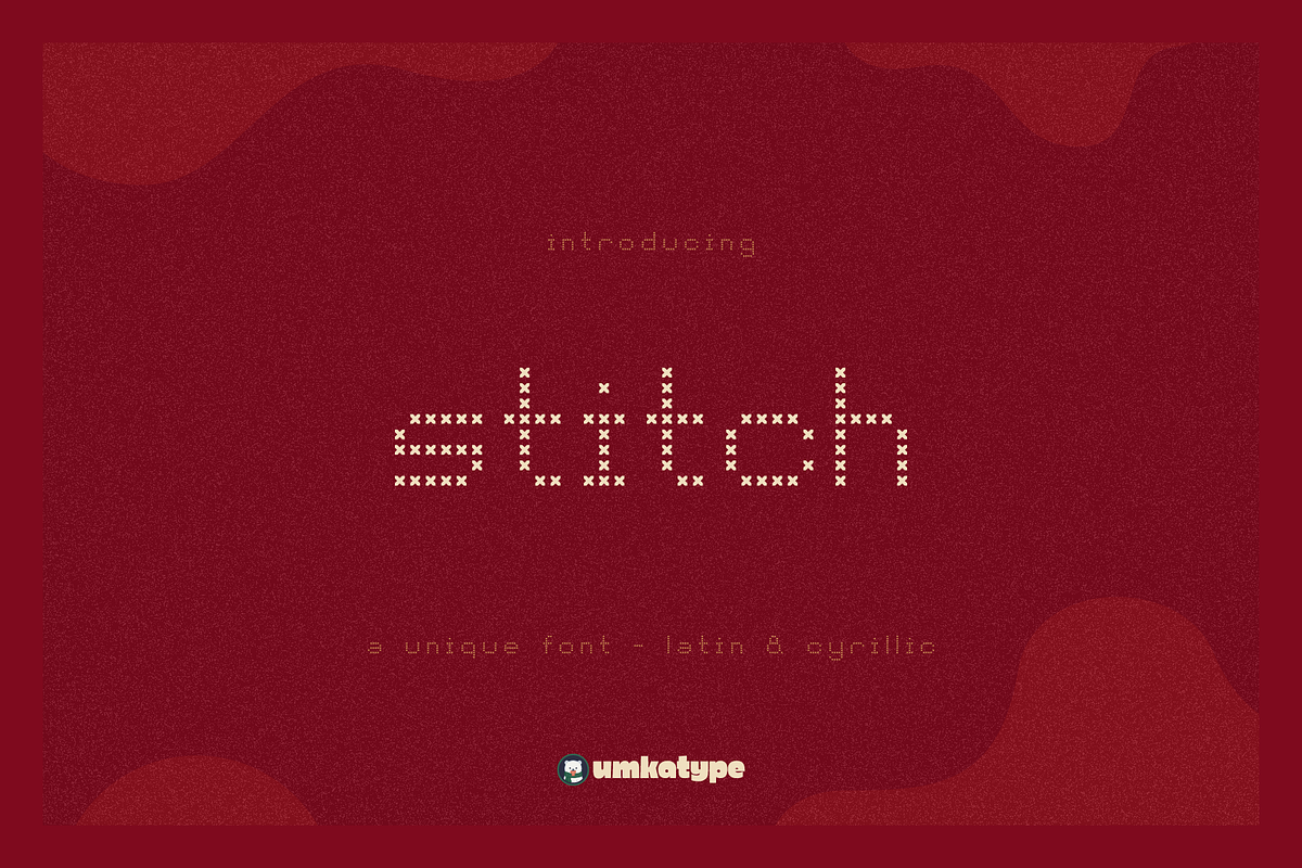 Stitch Pixel Game Font, a Script Font by alpercakici (Photo 1 of 9)