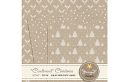 Cardboard Christmas Digital Paper, a Pattern Graphic by JennyL Designs (Thumbnail 4 of 4)