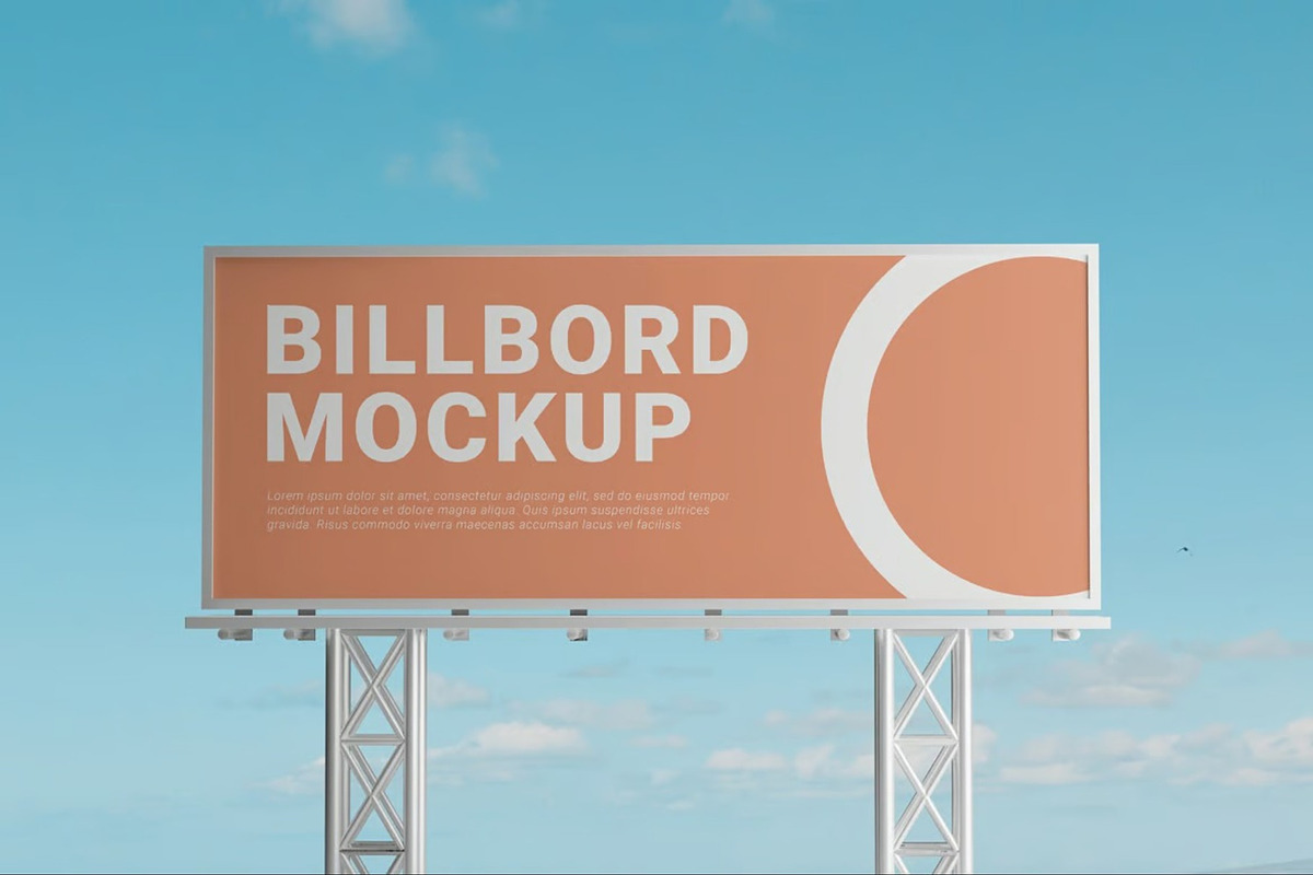 Billboard Mockup, an Advertising Mockup by Se٧enStudio (Photo 3 of 5)