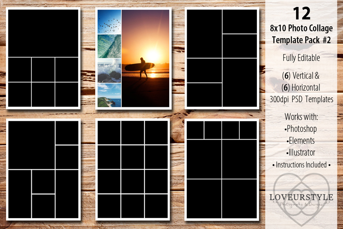 SALE Massive Photo Template Bundle, a Design Template by Loveurstyle Designs (Photo 37 of 39)