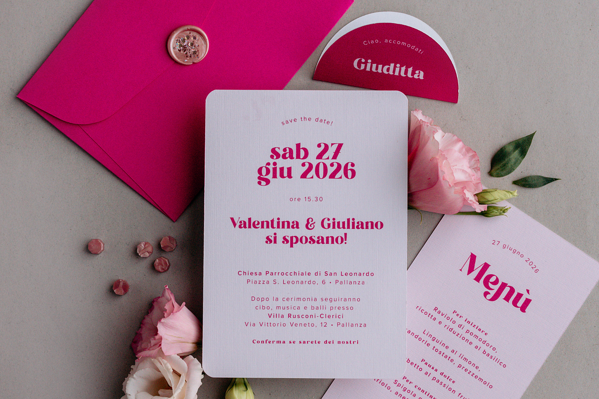 TOULOUSE - Bold Wedding Invite, an Invitation Template by La(man)Sardina (Photo 2 of 3)