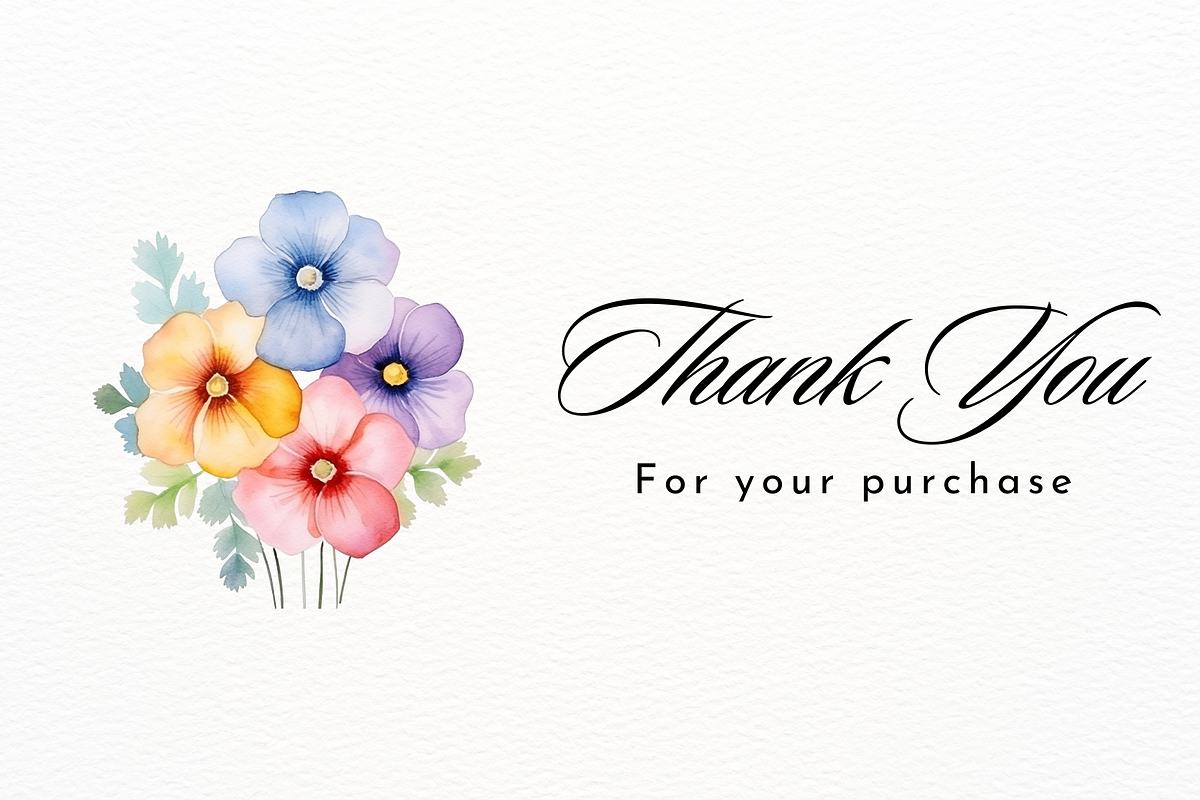 Watercolor Edible Flowers Clipart, an Object Illustration by New-School-Wave (Photo 5 of 5)
