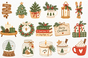Boho Christmas Print Winter Holiday, a Seasonal Illustration by SugarCloudStudioArt (Thumbnail 4 of 5)