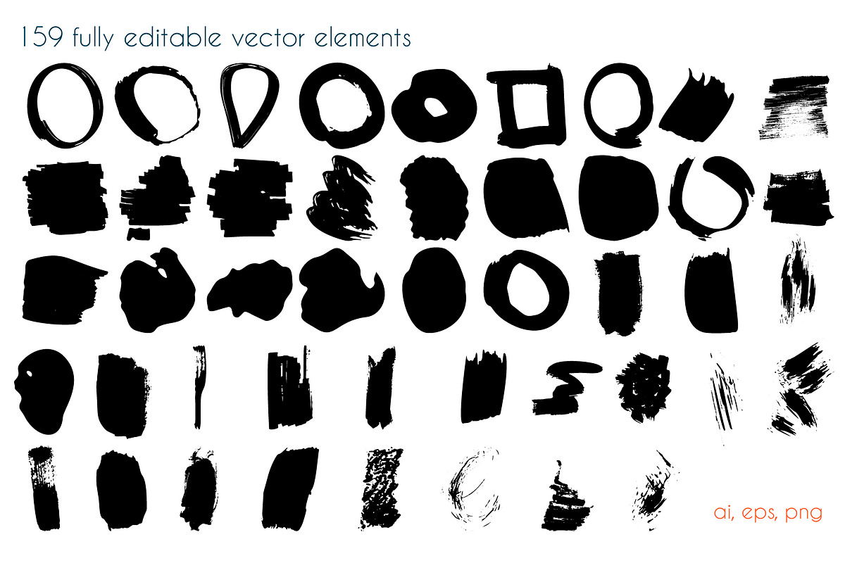 Abstract vector collection, a Pattern Graphic by Kate Art (Photo 12 of 19)
