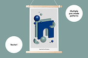 3D Geometrics, a Pattern Graphic by Geometrica Bureau (Thumbnail 3 of 11)