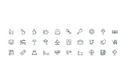 390 Hotel Line Icons, an Outline Icon by Vectors Market (Thumbnail 6 of 6)
