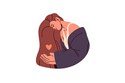 People with hearts, love concept set, a Person Illustration by PaperTrident (Thumbnail 8 of 10)