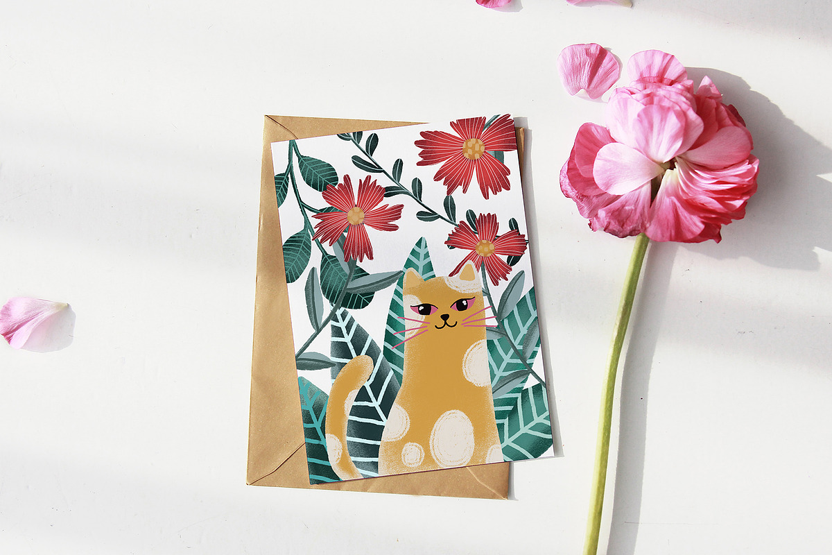 Purrfect cats printable illustration, an Animal Illustration by Yelloo Fish (Photo 8 of 8)
