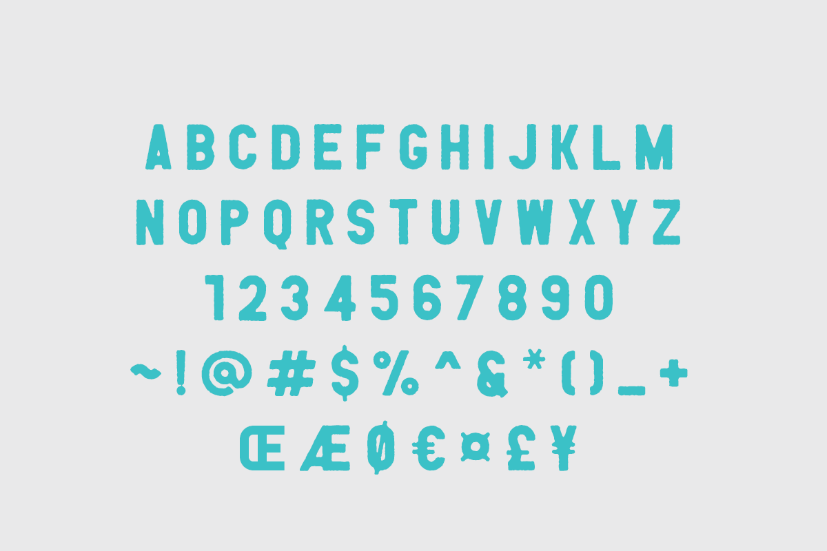 Blockers 5 Font Family preview 7