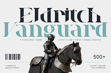 Eldritch Vanguard - Powerful Font