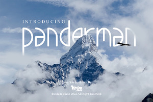 panderman - Simple Modern Font