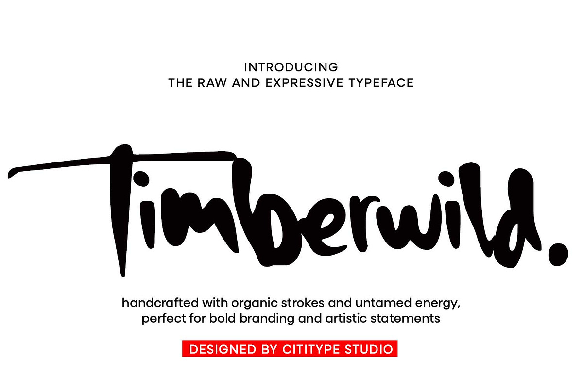Timberwolf - Expressive Handwritten, a Handwritten Font by Cititype (Photo 1 of 14)