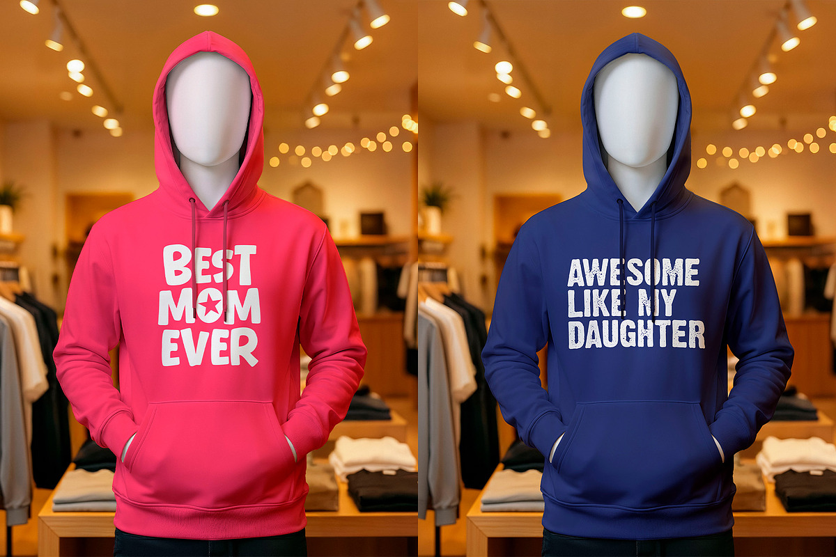 Hoodie Mockup in Modern Boutique, a Hoody Mockup by Elite Mockups (Photo 2 of 2)