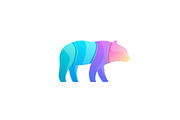 Vector logo bear colorful, a Branding & Logo Template by Syaeful Anas (Thumbnail 2 of 6)