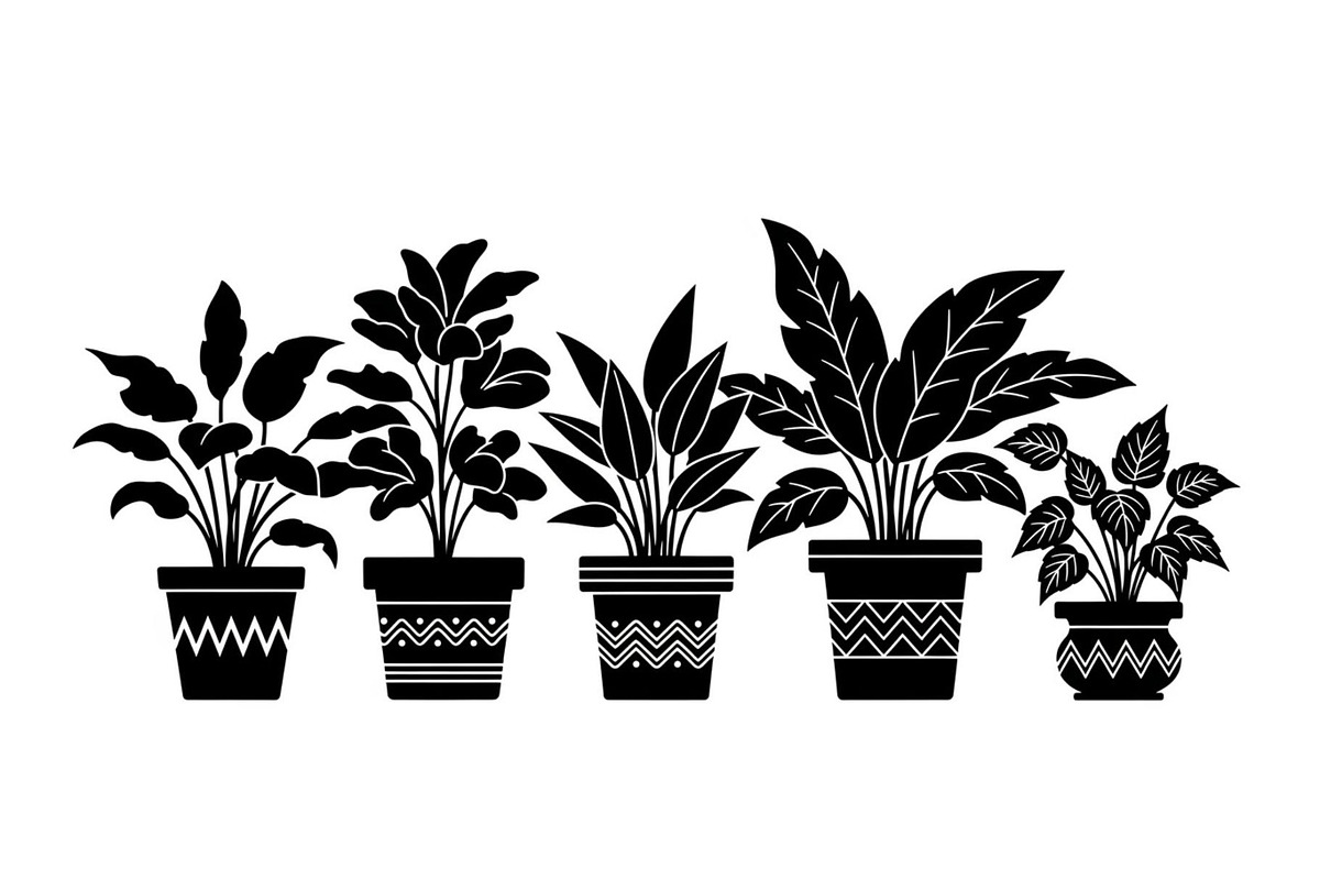 50 Botanical Garden Silhouette bundl, an Illustration by Designs_River (Photo 32 of 51)