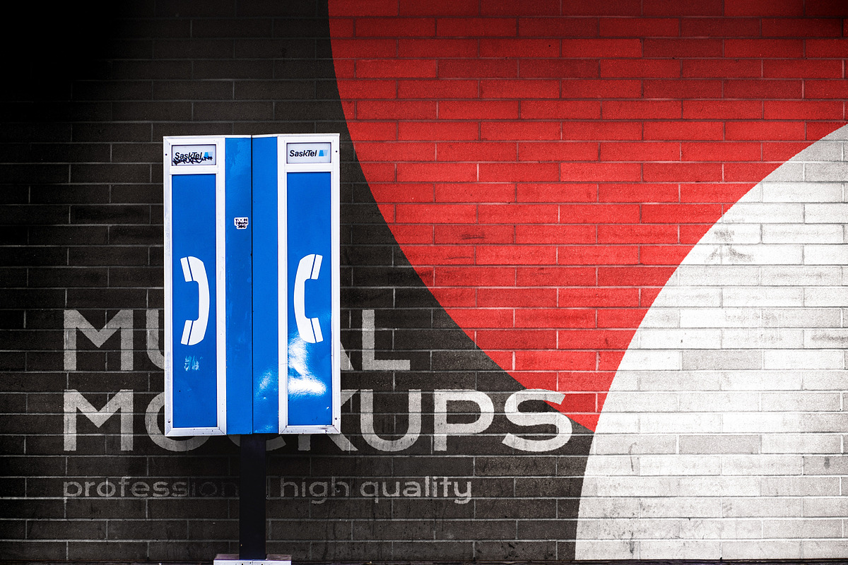 Street mural mockup bundle outdoor, an Advertising Mockup by FoundImages (Photo 29 of 42)