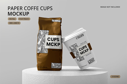 Cups Mockup, a Product Mockup by Double Click Zone