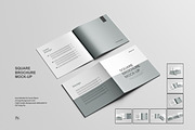 square brochure mock-up, a Brochure Template by Graphic_world89 (Thumbnail 1 of 8)