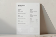 Minimal CV in A4 / Us letter Size, a Resume Template by Filip Studio (Thumbnail 4 of 4)