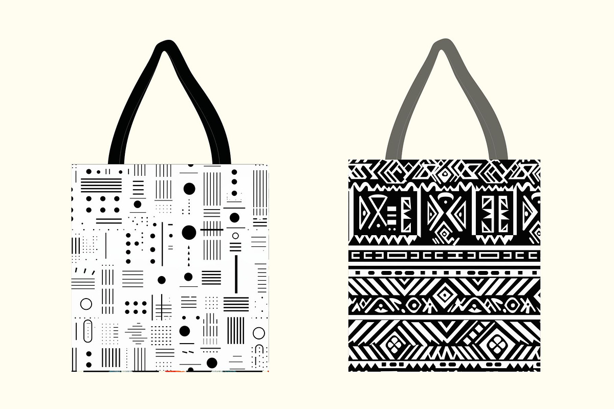 41 seamless black white mix pattern, a Pattern Graphic by ARTOZEN DIGITAL (Photo 12 of 14)