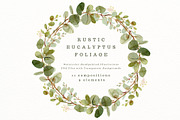 Rustic Eucalyptus Foliage, a Decorative Illustration by AnnelyBlooms (Thumbnail 1 of 5)