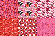 Playful Valentine Patterns, a Pattern Graphic by Art's and patterns (Thumbnail 7 of 9)