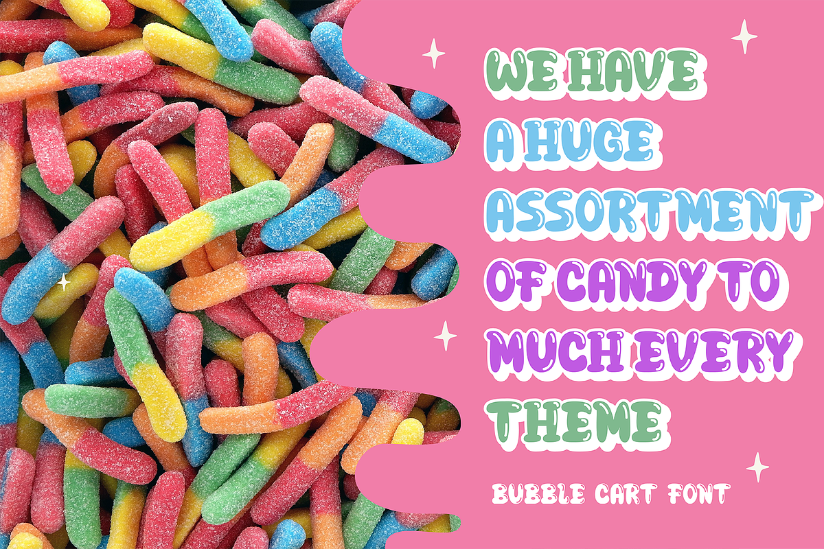 Bubble Cart Display Font, a Handwritten Font by Authentic Studio (Photo 2 of 5)