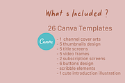 26 Canva Templates Youtube Branding, a Social Media Template by Ivyandpalette (Thumbnail 8 of 10)