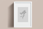 Minimalistic Line Flowers & Leaves, a Decorative Illustration by La Petite Line Art (Thumbnail 8 of 10)