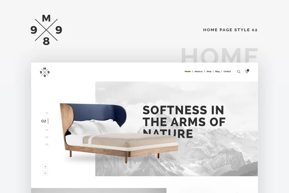 M989 Website Template Design UI Kit, an App Template by Capi Product (Photo 2 of 18)