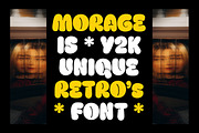 Morage - Y2K Retro Font, a Serif Font by RagamKata (Thumbnail 3 of 9)