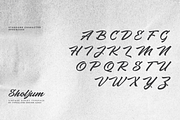 Sholjum, a Script Font by ilhamtaro (Thumbnail 7 of 11)