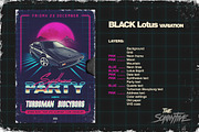 80s NewRetroWave flyers, a Flyer Template by Sonnyfive (Thumbnail 4 of 7)