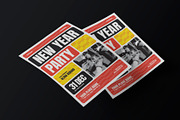 New Year Party Flyer, a Flyer Template by Neermana (Thumbnail 3 of 4)