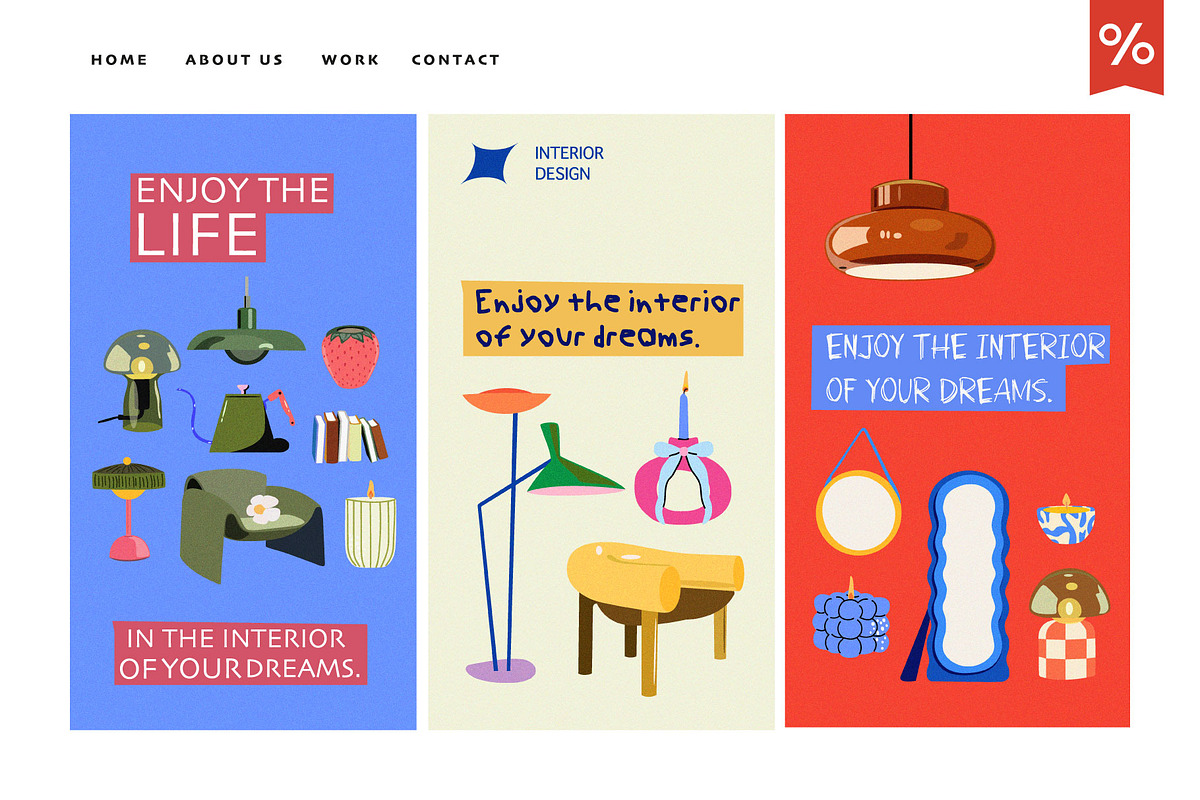 Modern home furniture, an Object Illustration by Luamor (Photo 3 of 9)
