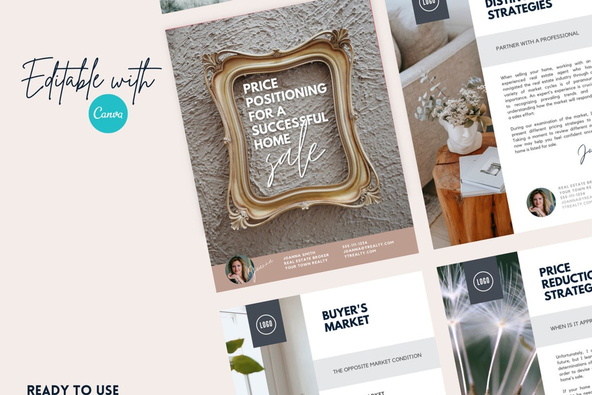 Editable Price Strategy Guide CANVA, a Flyer Template by RealEstateDreams (Photo 4 of 4)