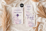 Lavender Wildflower Wedding Suite, an Invitation Template by Arslan (Thumbnail 6 of 6)