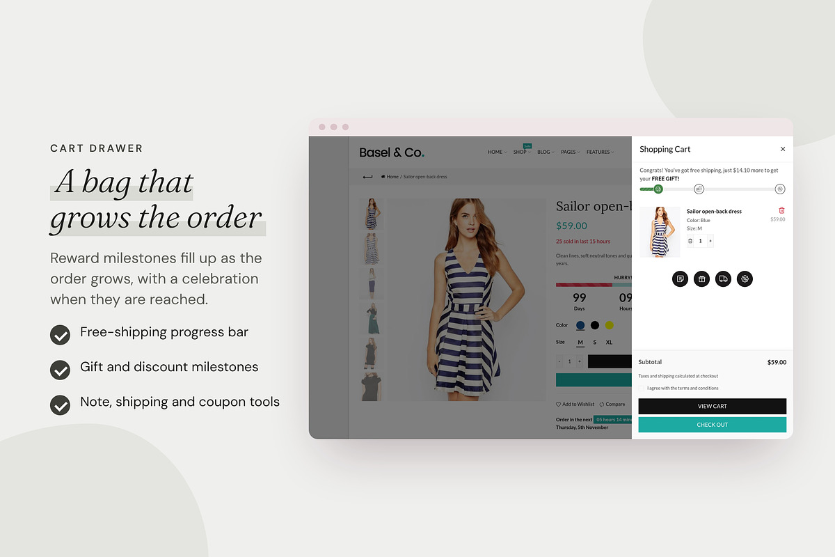 Basel Minimalist - Shopify Theme, a Shopify Template by Boost Convert (Photo 9 of 10)