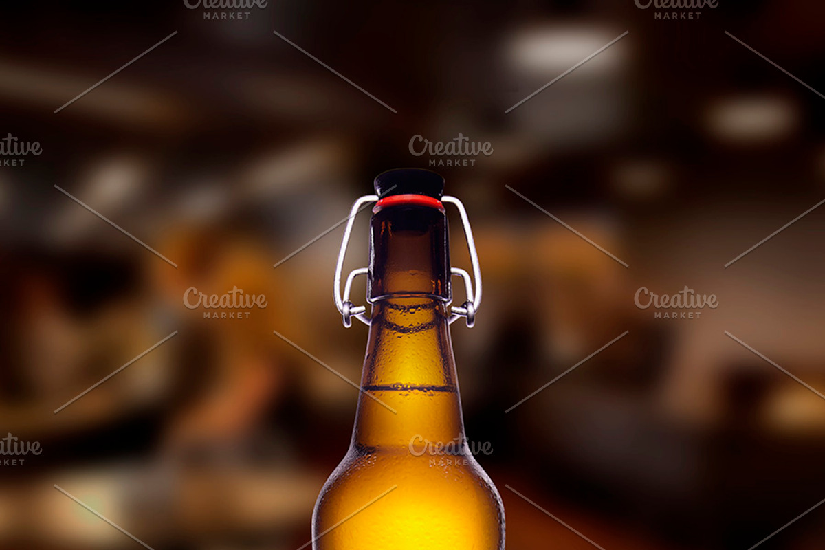 Craft Beer Bottle Mock-Up, a Product Mockup by 1baranov (Photo 2 of 2)