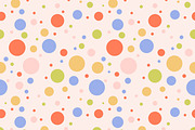 Festive pattern with circles, a Pattern Graphic by Art's and patterns (Thumbnail 1 of 2)