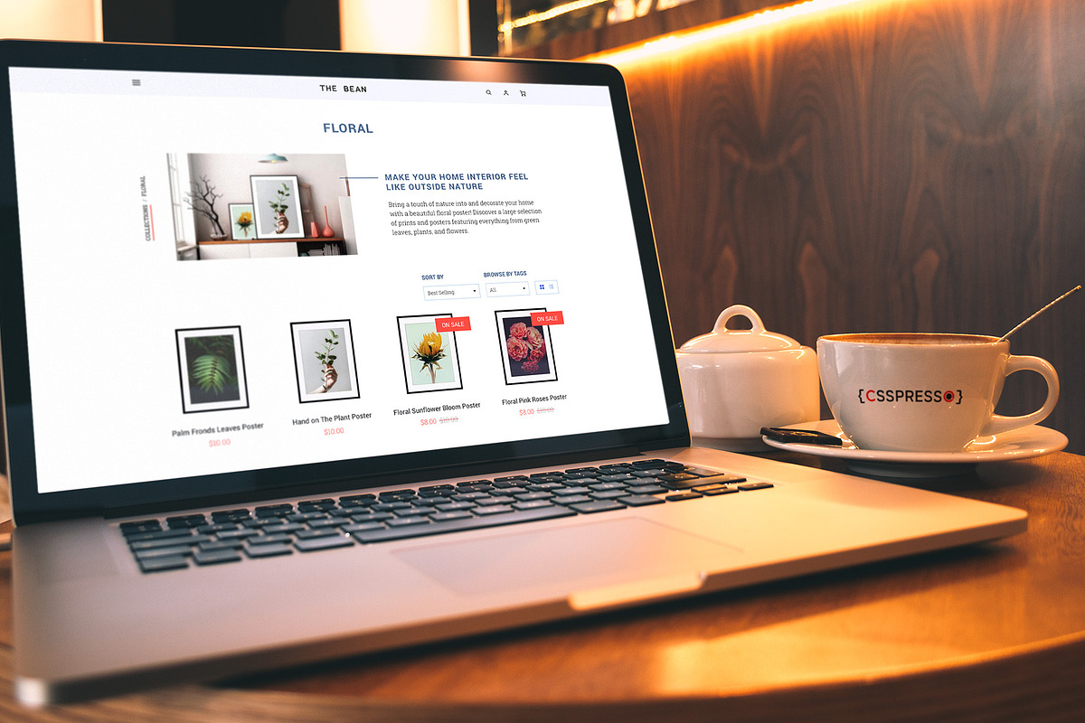 The Bean - Small Store Shopify Theme, a Shopify Template by CSSpresso (Photo 3 of 5)