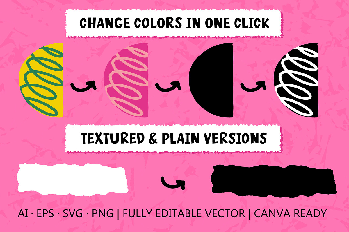 Halftone Mixed Media Collage Kit, an Object Graphic by Le.nart (Photo 5 of 7)