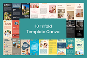 Modern Trifold Brochure Template, a Brochure Template by judayartworks (Thumbnail 1 of 21)