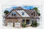 Digital House Painting Art Creator, an Action Add-On by MRI STUDIO (Thumbnail 23 of 29)