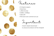 Golden Dots Seamless, an Illustration by Mashimara (Thumbnail 3 of 4)
