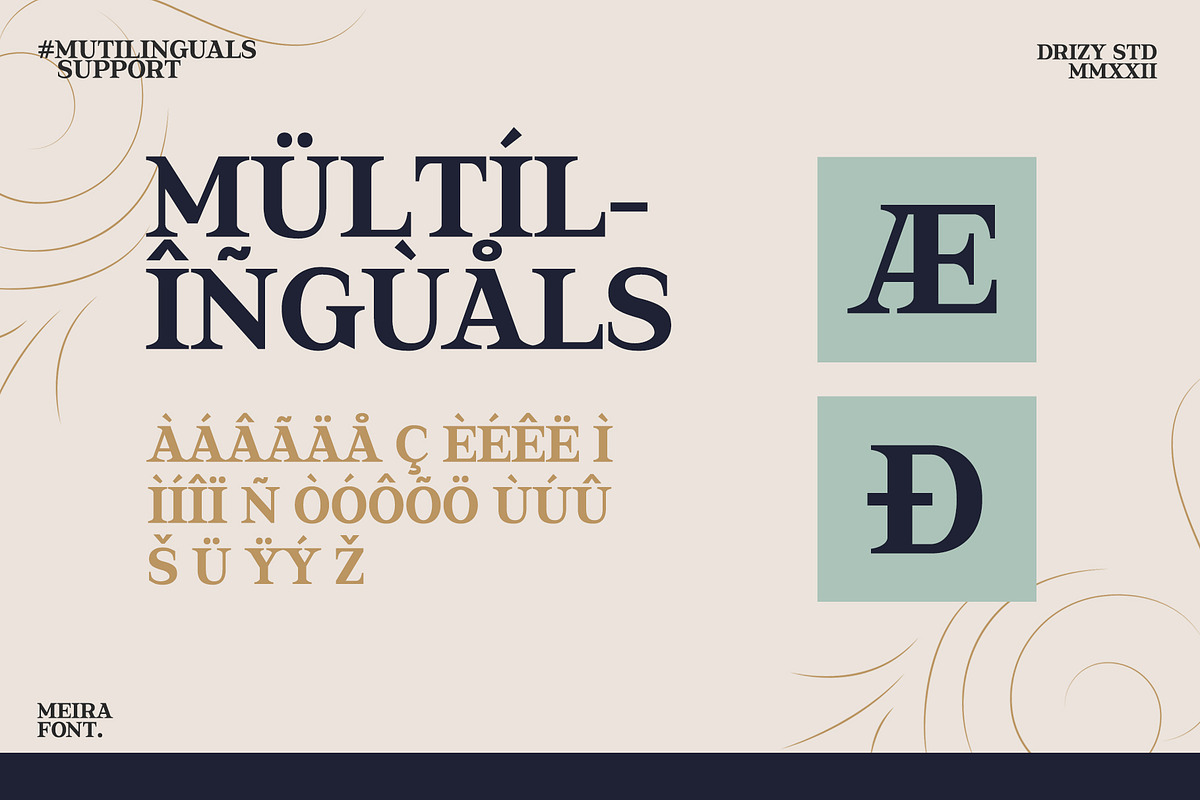 Meira, a Font by Drizy (Photo 3 of 10)