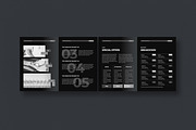 Black Proposal Design Template, a Magazine Template by mijli (Thumbnail 5 of 7)