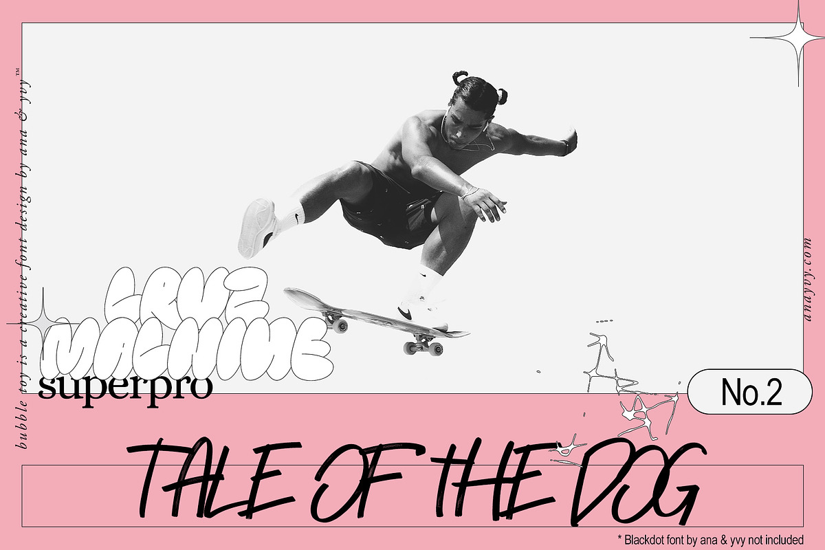 Bubble Toy | 2000s Retro Graffiti, a Font by ana & yvy (Photo 3 of 16)