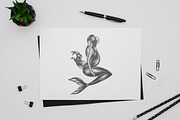 Ocean life hand drawn sketches, an Animal Illustration by Akimo Mia (Thumbnail 7 of 7)