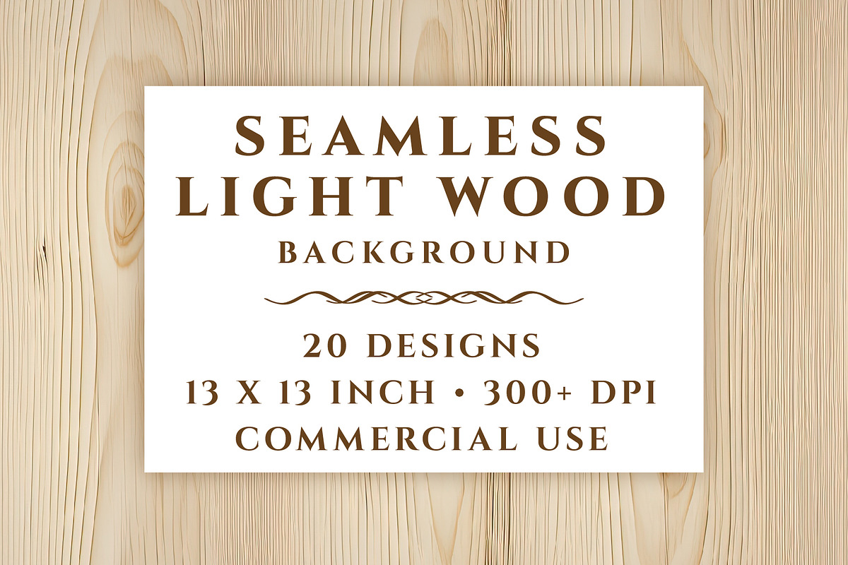 Seamless Light Wood Background, a Texture Graphic by everslide (Photo 1 of 5)